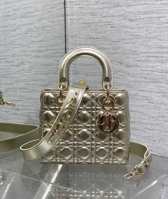 Christian Dior CD Lady Lambskin Handbag 6604