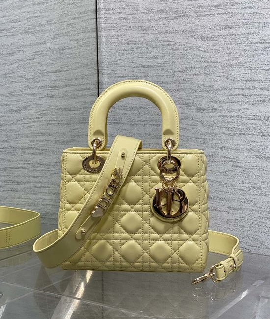 Christian Dior CD Lady Medium Lambskin Handbag 6604