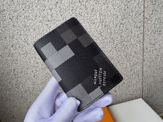 Louis Vuitton LV Pocket Organizer Coated Canvas Wallet M14928