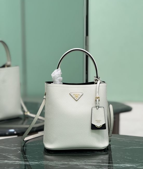 Prada Classic Saffiano Leather Bucket Bag 1BA212