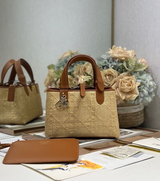 Christian Dior CD Toujours Woven Small Handbag 1188
