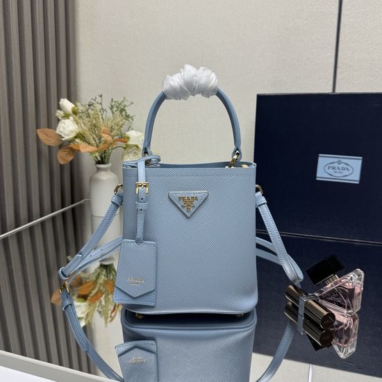 Prada Saffiano Leather Mini Bucket Bag 1BA217
