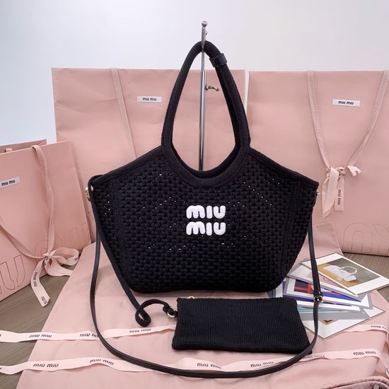 Miu Miu Woven Tote Bag 5BG281