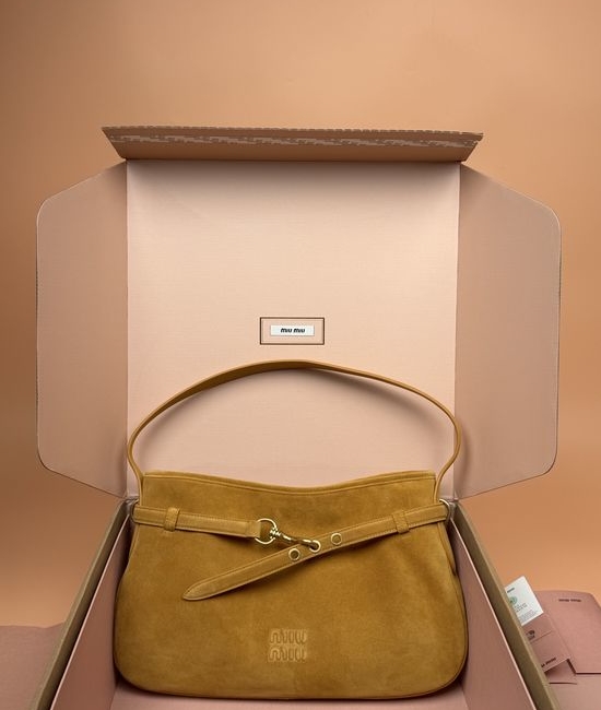 Miu Miu Adventure Nappa Leather Handbag 5BG182