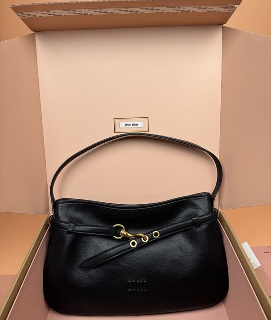 Miu Miu Adventure Nappa Leather Handbag 5BG181