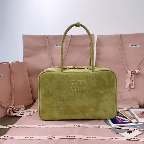 Miu Miu Briefcase Suede Large Capacity 5BB117