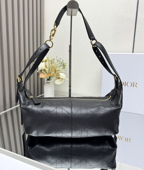 Christian Dior CD D-Journey Medium All Leather Bag 2417