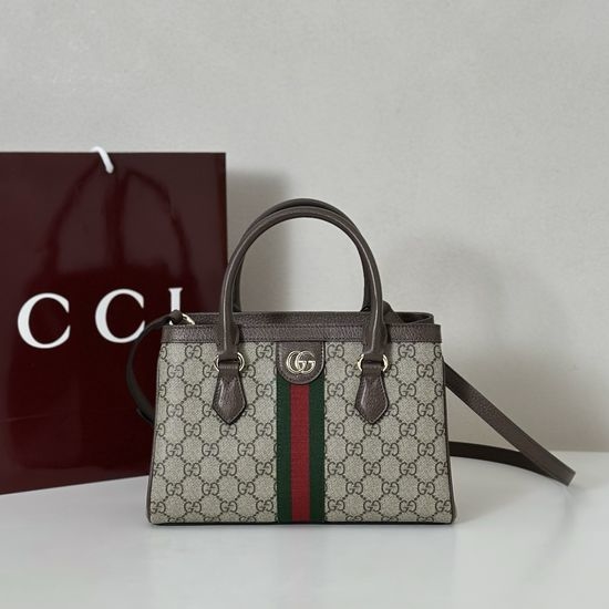 Gucci Original Leather Brown Rubber Bag 836840