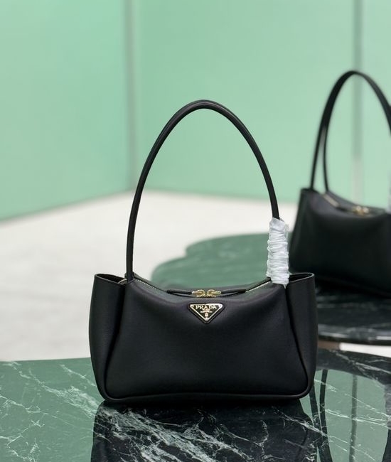 Prada Leather Satchel Bag 1BA444