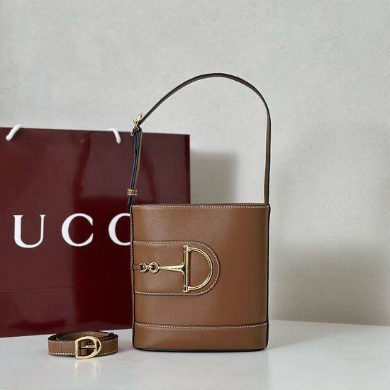 Gucci Brown Leather Satchel 833665