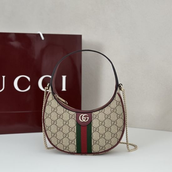Gucci Coffee & Ankora Red Bag 838463