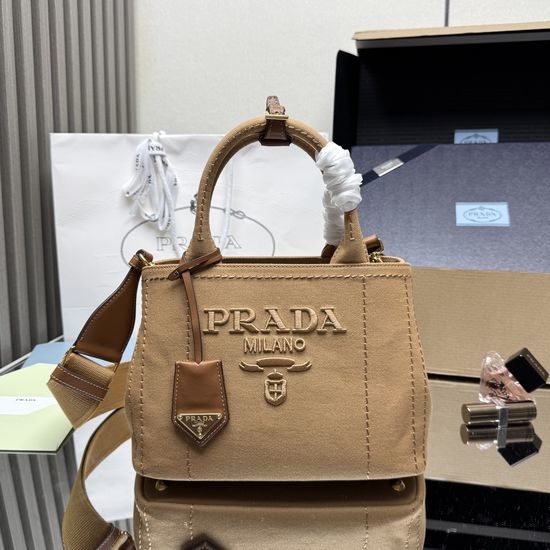 Prada Gardener Bag Canvas Small Handbag 1BG464