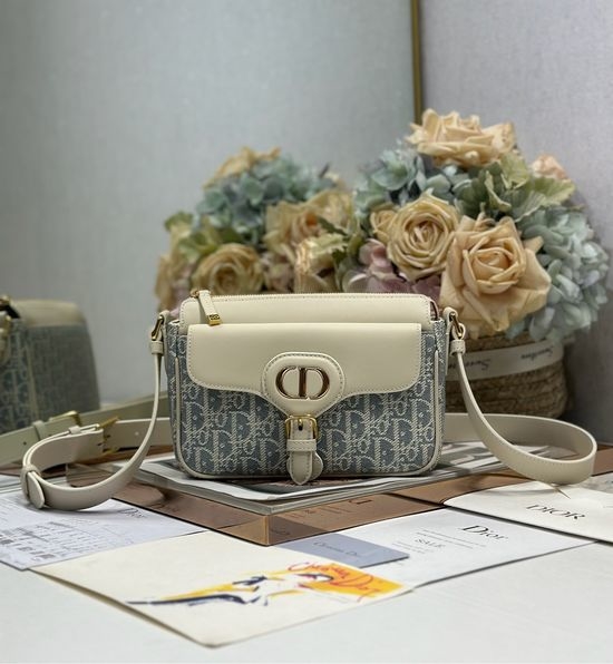 Christian Dior CD Bobby Zipped Bag in Oblique Print 2358