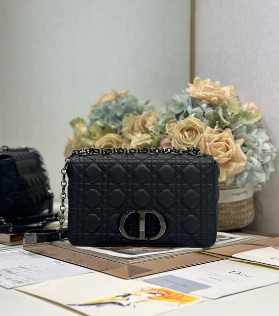 Christian Dior CD Caro Cannage Handbag Matte Hardware 1200
