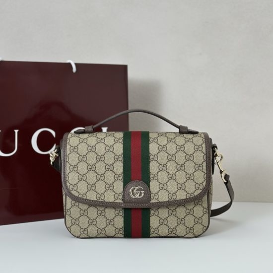 Gucci Premium Leather Crossbody Bag 836842