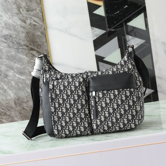 Dior Rider Soft Oblique Printed Dumpling Bag 1ESME190YKS_H