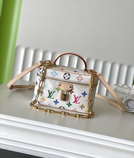 Louis Vuitton LV Vanity Chain Colorful Cosmetic Bag M13662