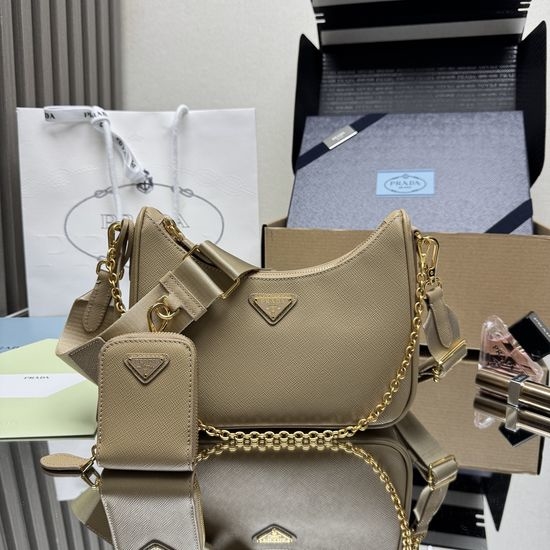 Prada Re-Edition Nylon Hobo Bag 1BH204 9810