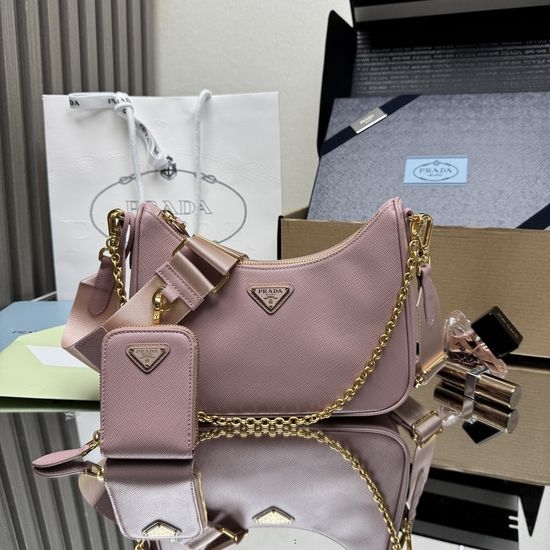 Prada Re-Edition Nylon Hobo Bag 1BH204 9807