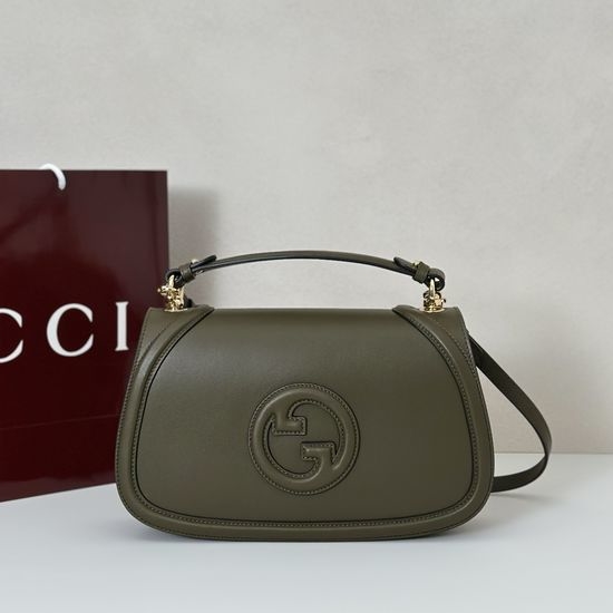 Gucci Forest Green Leather Tote 815716