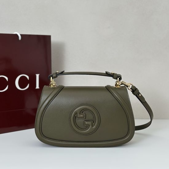 Gucci Leather Tote Bag Forest Green 815714