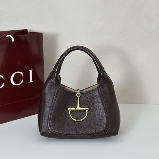Gucci Litchi Pattern Leather Handbag 837467