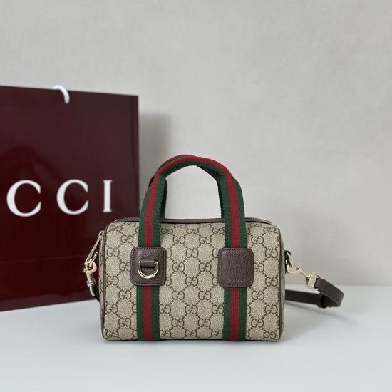 Gucci Brown Coated Crossbody Bag 859975