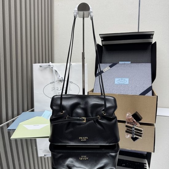 Prada Cloud Bag Soft Sheepskin Shoulder Bag 1BG586