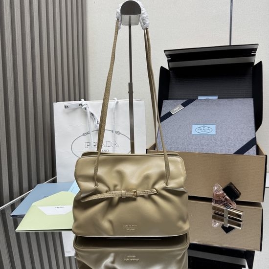 Prada Cloud Bag Soft Sheepskin Shoulder Bag 1BG586