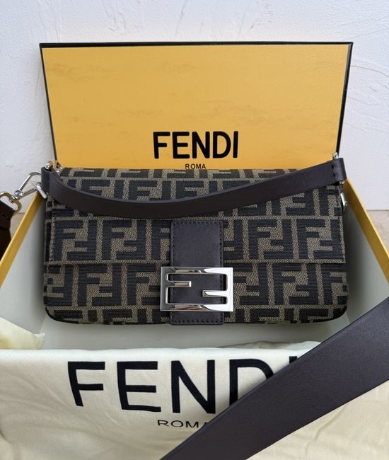 Fendi Baguette Fabric Handbag 8039