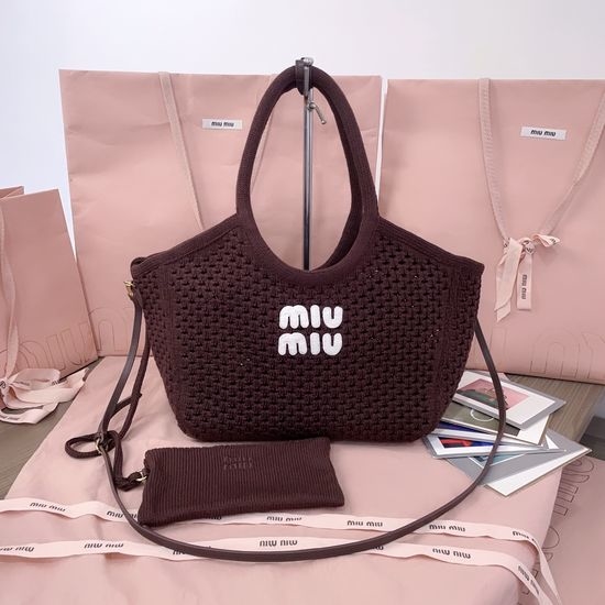 Miu Miu Woven Tote Bag 5BG281