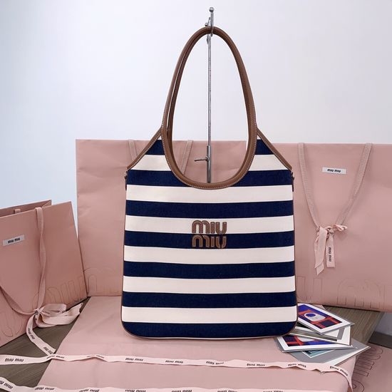 Miu Miu Isetan Limited Nautical Tote Bag 5BG231