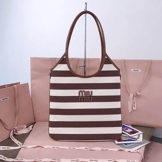Miu Miu Isetan Limited Nautical Tote Bag 5BG231