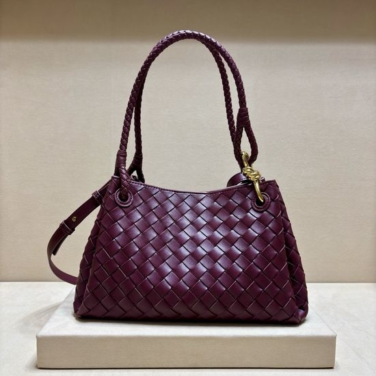 Bottega Veneta BV Parachuta Medium Leather Shoulder Bag 7282