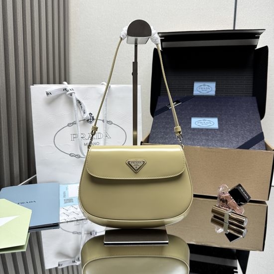Prada Shoulder Bag Leather with Hardware 1BD311