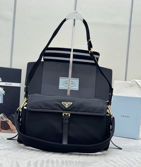 Prada Messenger Large Nylon Shoulder Bag 1BD391