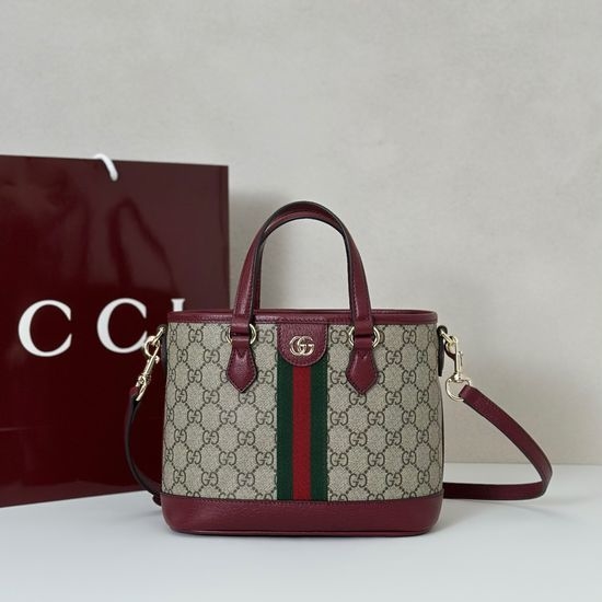 Gucci Shoulder Bag Ancora Red 836848