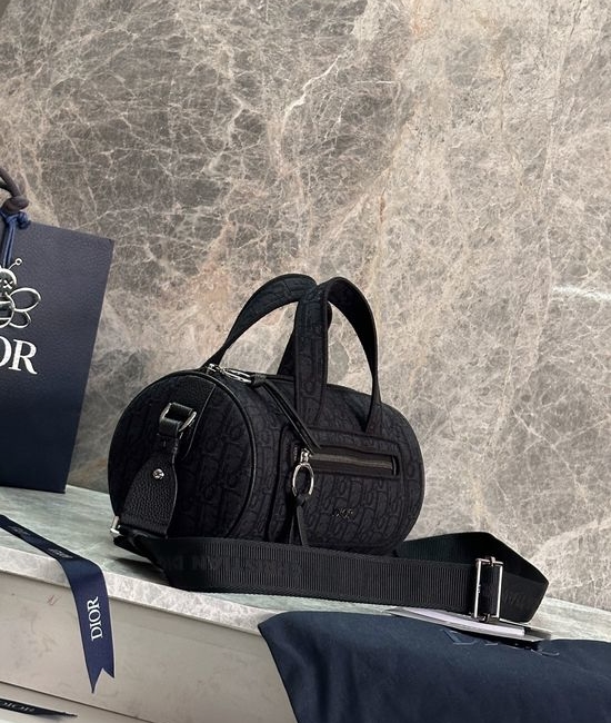 Christian Dior CD Messenger Bag Black Oblique Print 1ESPO397YJZ_93927