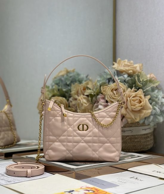 Christian Dior CD Miss Caro Pink Mini Chain Bag 5253