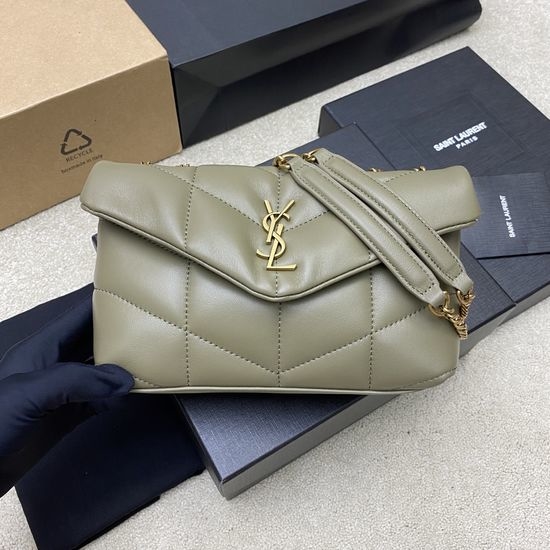 Yves Saint Laurent YSL LOULOU PUFFER Quilted Lambskin Mini Bag 759337