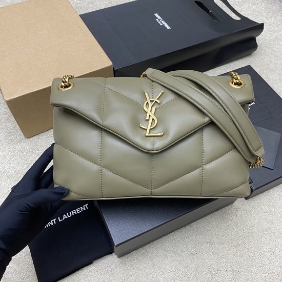 Yves Saint Laurent YSL Loulou Puffer Medium Quilted Lambskin Bag 577476