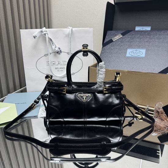 Prada LusSolf Patent Leather Mini Bag 1BA486