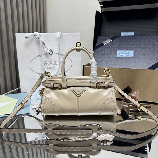 Prada LusSolf Patent Leather Mini Bag 1BA486
