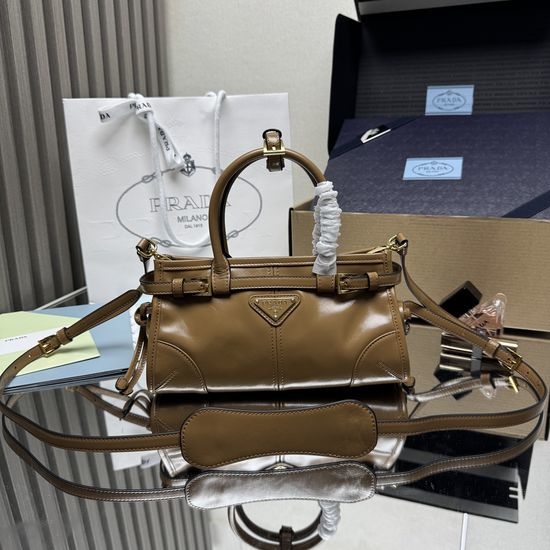 Prada Leather Mini Satchel Bag 1BA486