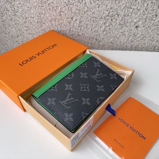 Louis Vuitton LV Passport Cover Monogram Eclipse Canvas M25838