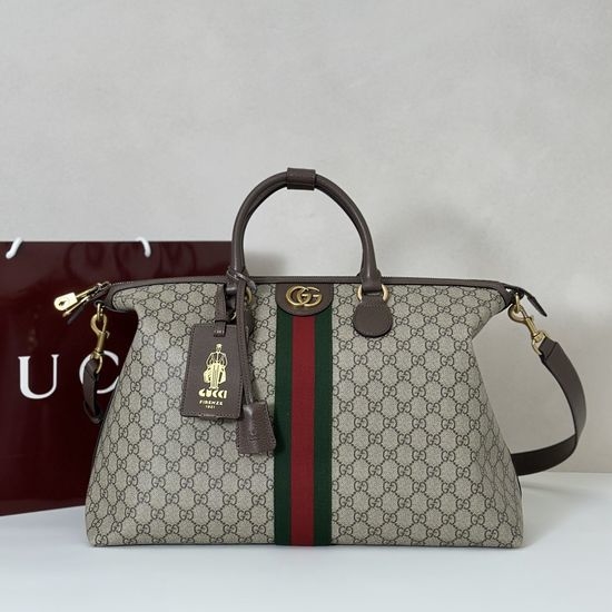 Gucci Handbag Brown Glue Leather Bag 834469