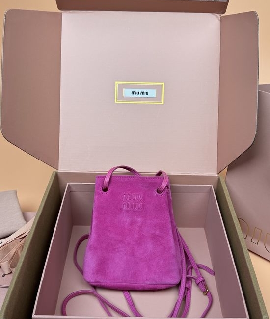 Miu Miu Nappa Suede Leather Shoulder Bag _5NF460