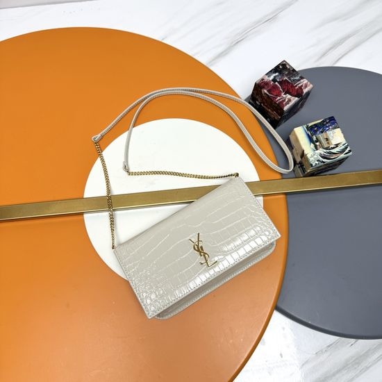 Yves Saint Laurent YSL MONOGRAM Mini Phone Holder Bag 635095