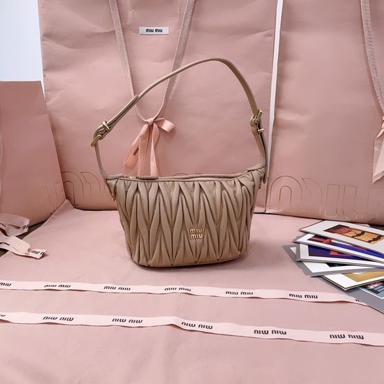 Miu Miu Mini Lunch Box Bag Matelasse 5NE026
