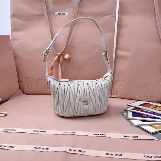Miu Miu Mini Lunch Box Bag Matelasse 5NE026